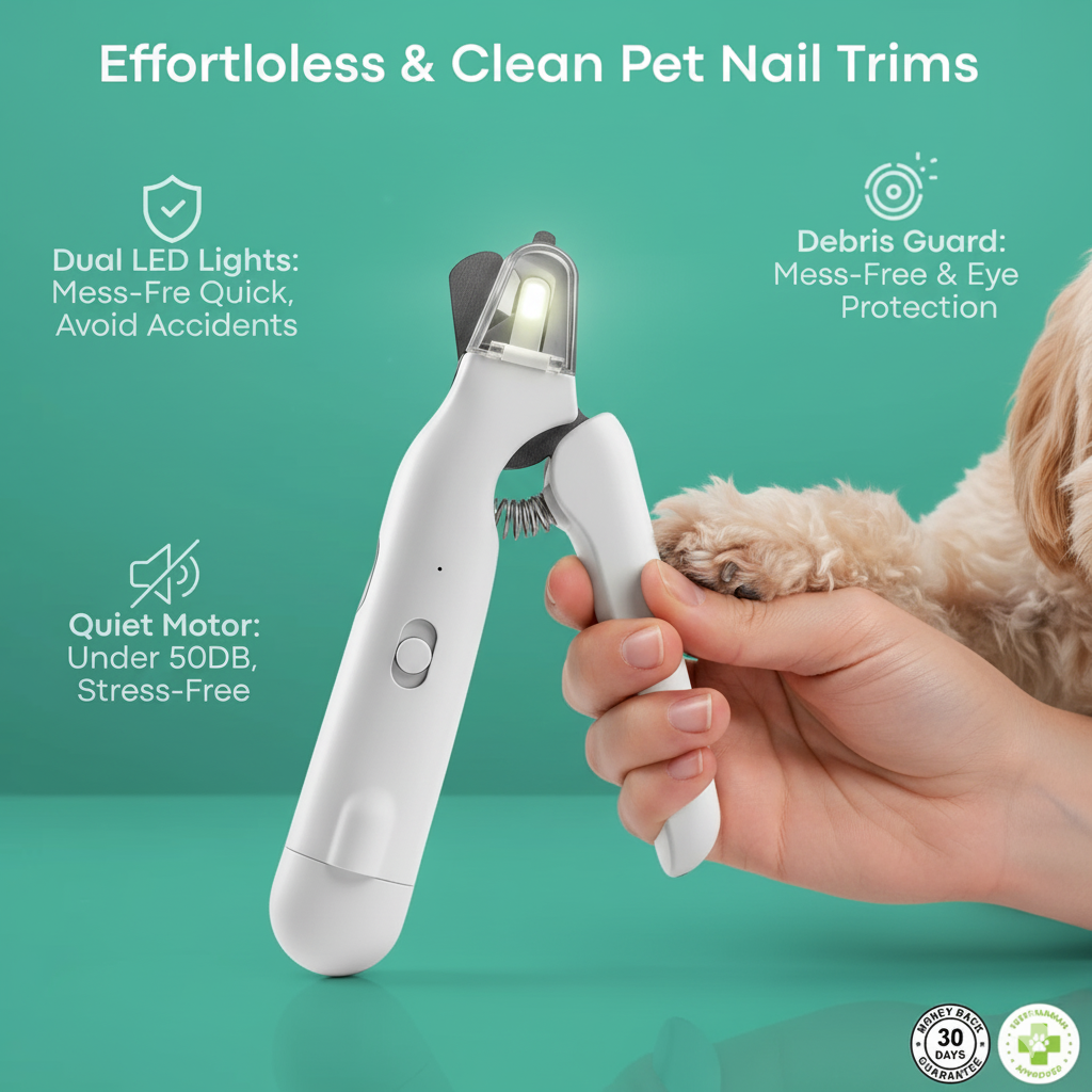 2-in-1 Pet Nail Clipper & Grinder