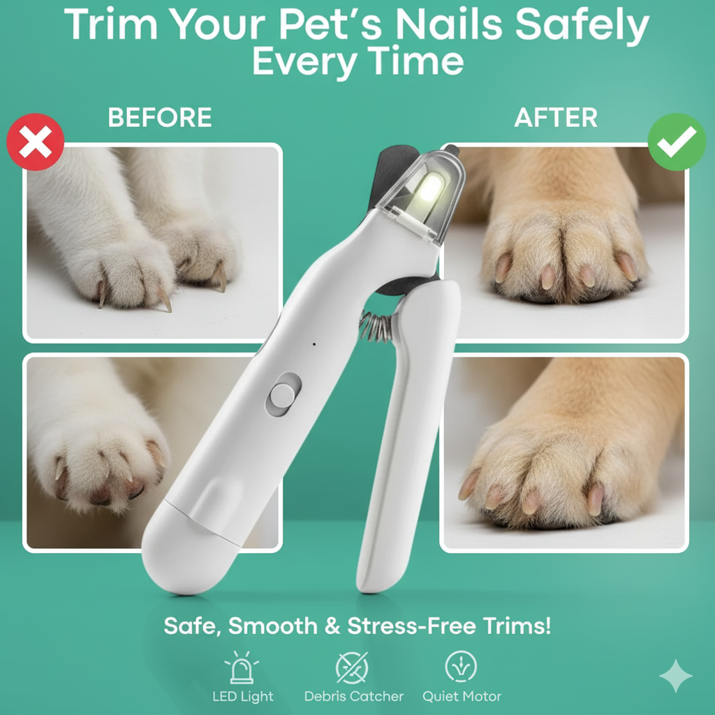 2-in-1 Pet Nail Clipper & Grinder