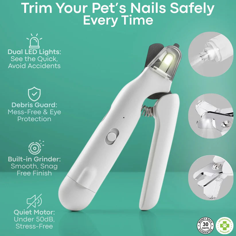 2-in-1 Pet Nail Clipper & Grinder