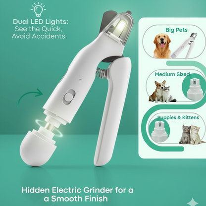 2-in-1 Pet Nail Clipper & Grinder