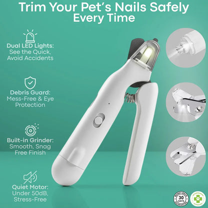 2-in-1 Pet Nail Clipper & Grinder